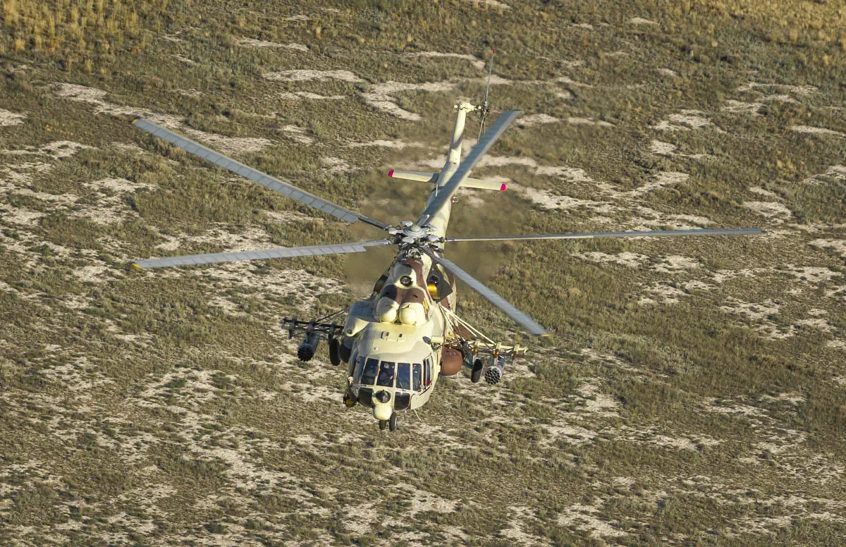 Mil Mi-171 Ш Border Service of Kazakhstan (in flight)