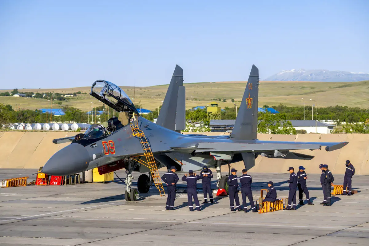 Су-30СМ ВВС Казахстана