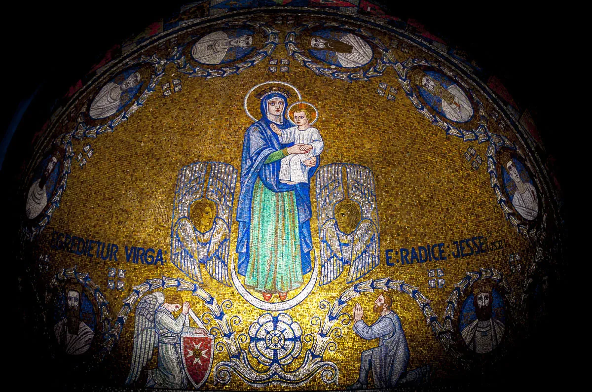 Abbey of the Dormition. Jerusalem, Israel