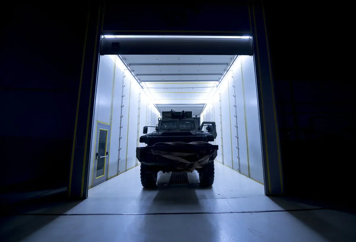 Kazakhstan Paramount Engineering (KPI), a company producing armored personnel carriers
