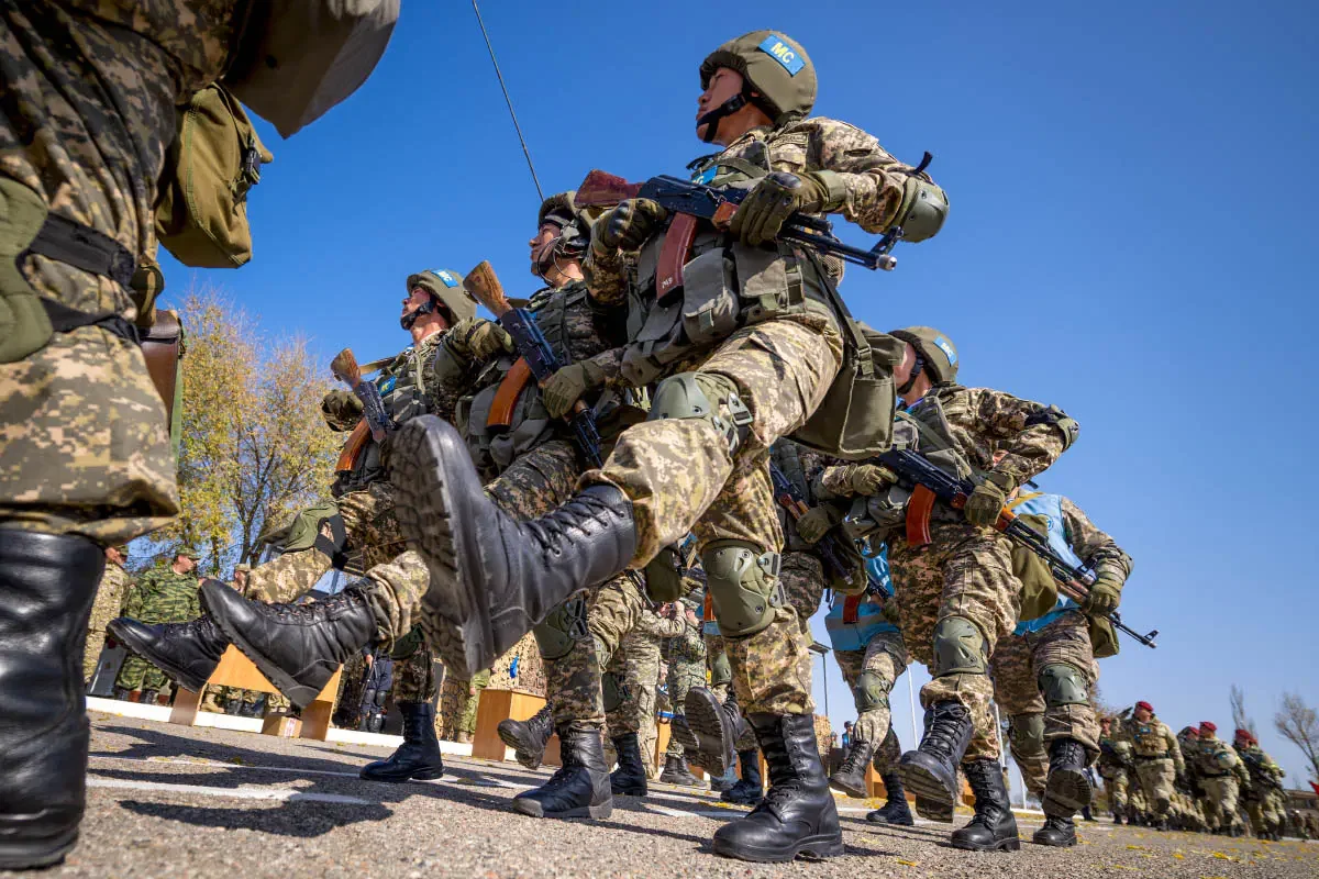 Indestructible brotherhood - 2017, joint Kazakh-Russian exercises of peacekeepers