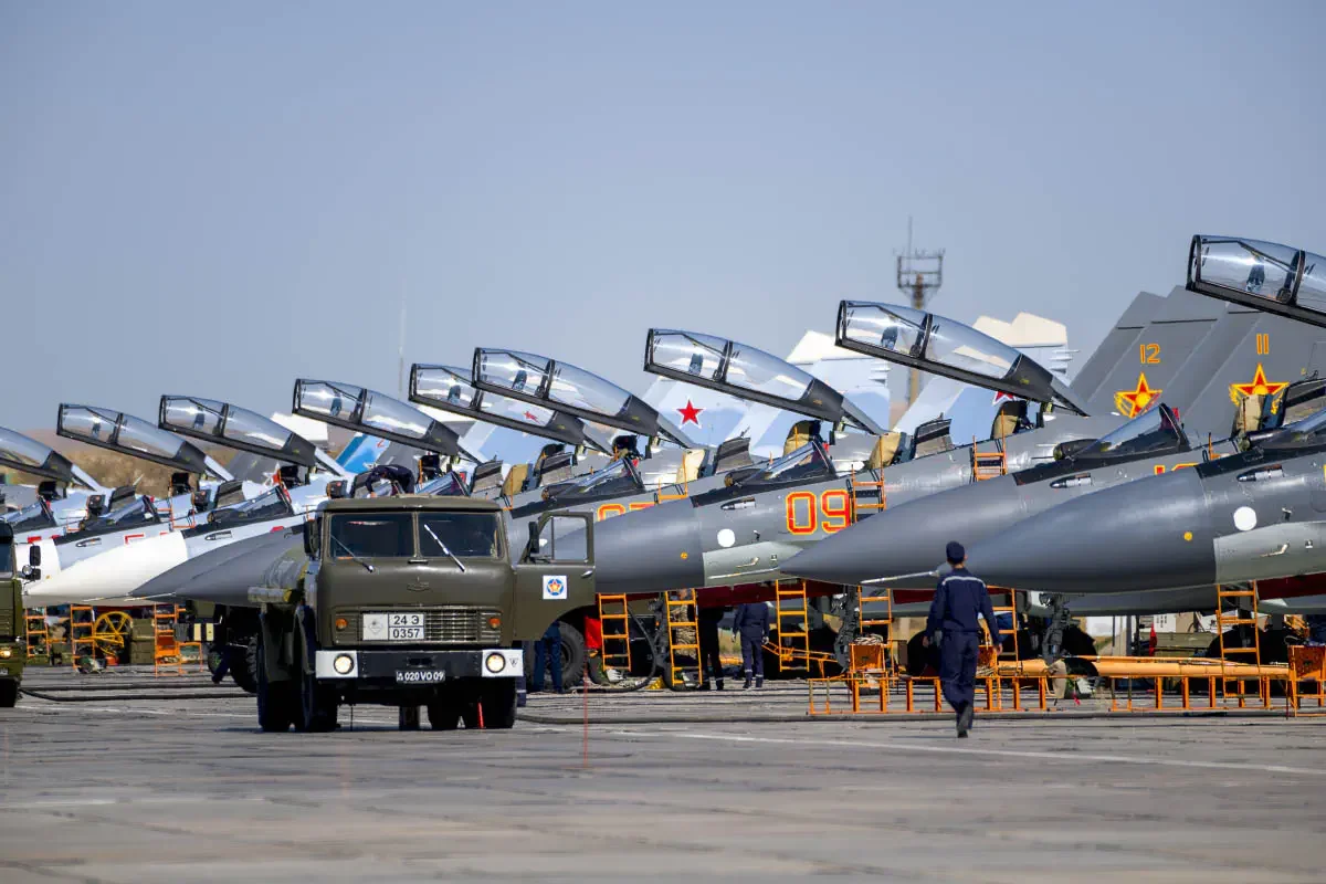 Совместные учения ВВС Казахстана и России «Восток-2019»