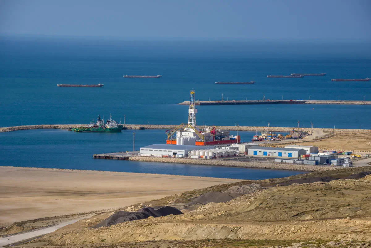 Units of the Kazakh Coast Guard control the water border of Kazakhstan on the Caspian Sea