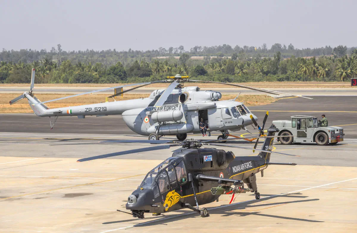 International Aviation show Aero India-2017. Yelahanka air force station, Bengaluru, India