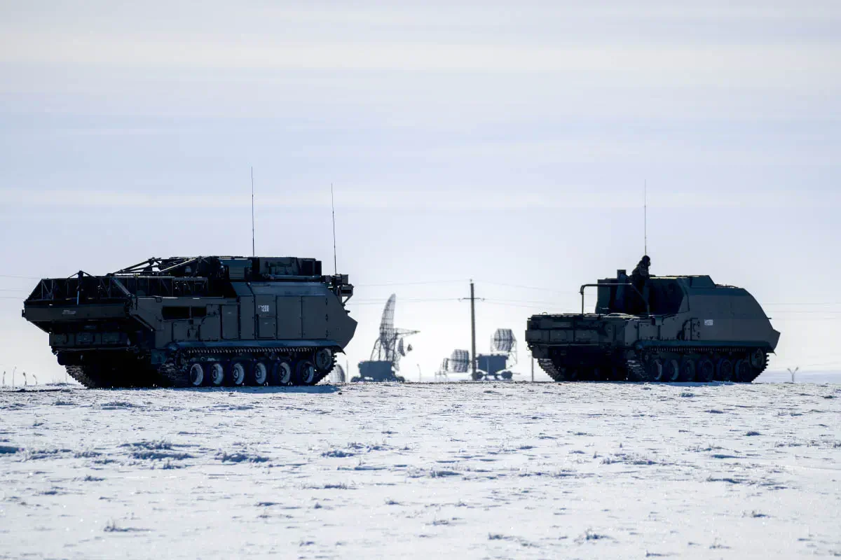 ЗРК «Бук-М2» (по классификации НАТО SA-17 Grizzly) Сил воздушной обороны Казахстана. Полигон Сары-Шаган