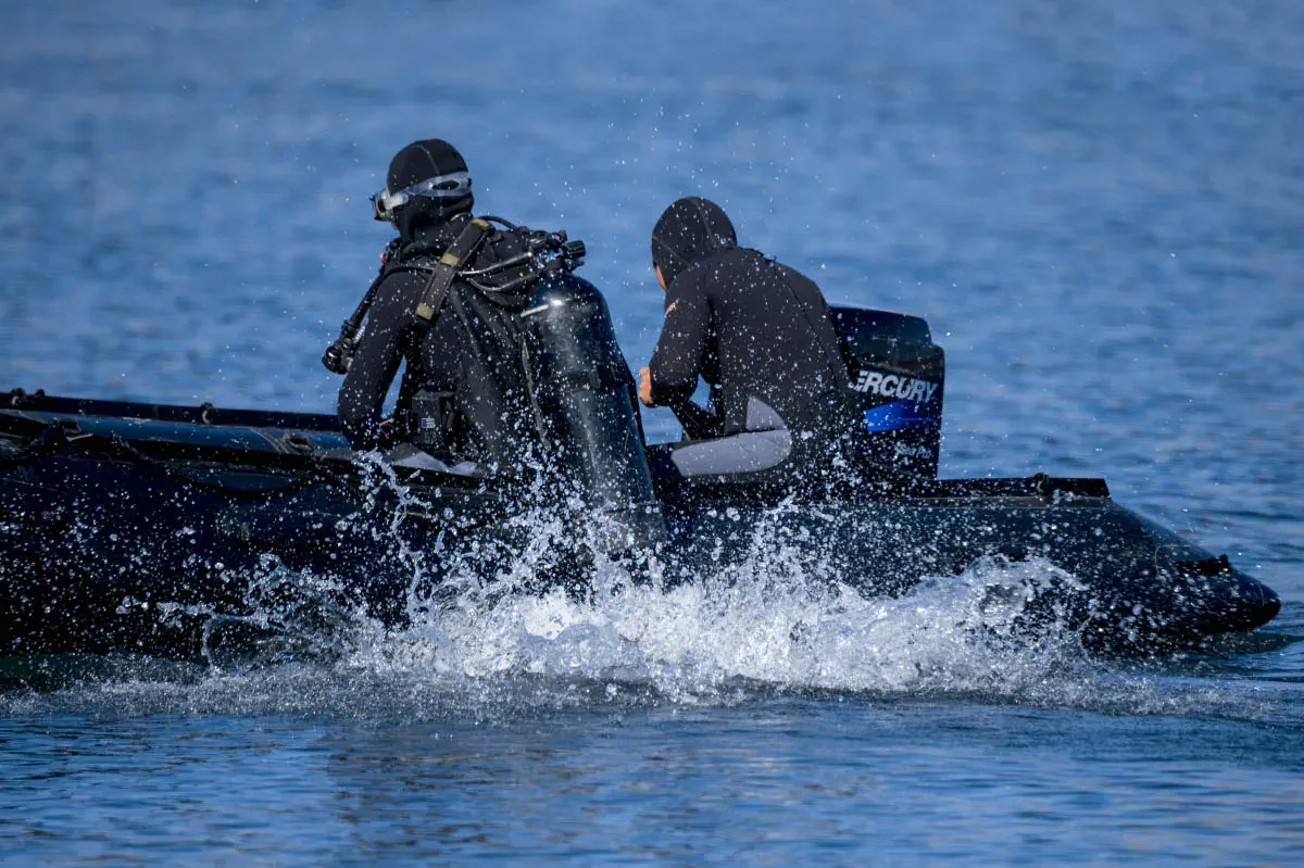 Training of Kazakhstan combat swimmers Search - 2018