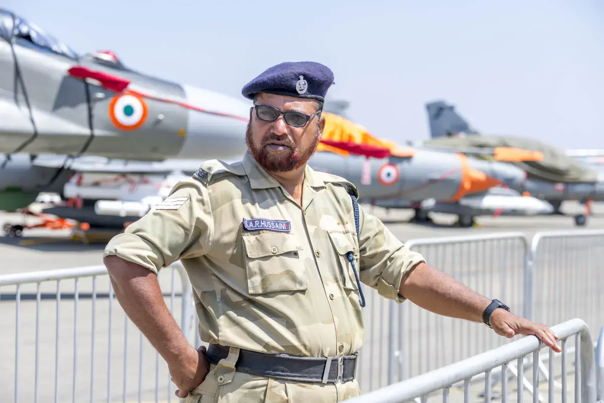 International Aviation show Aero India-2017. Yelahanka air force station, Bengaluru, India