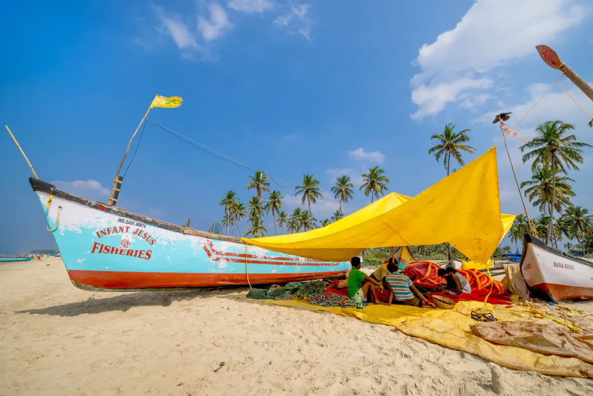 Colva Beach. South Goa, India