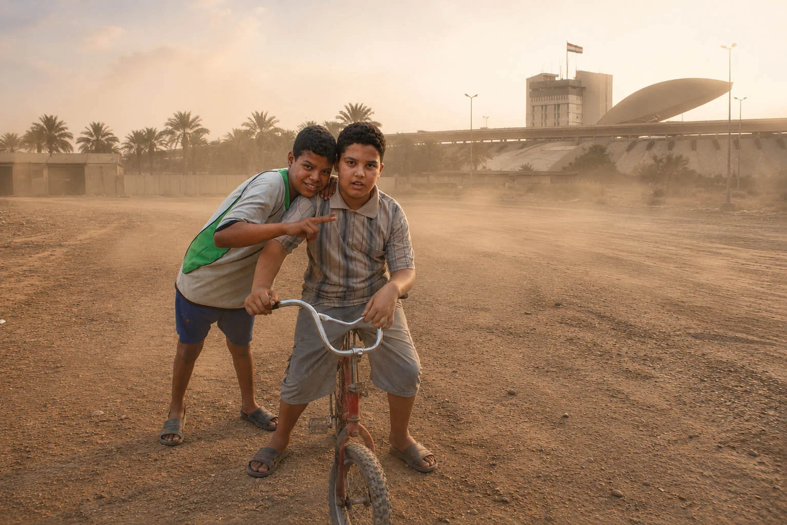 Baghdad boys. They're probably all grown up by now...