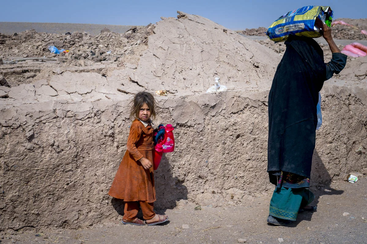 At the earthquake epicenter. Zinda Jan District, Herat Province, Afghanistan (оctober 2023)