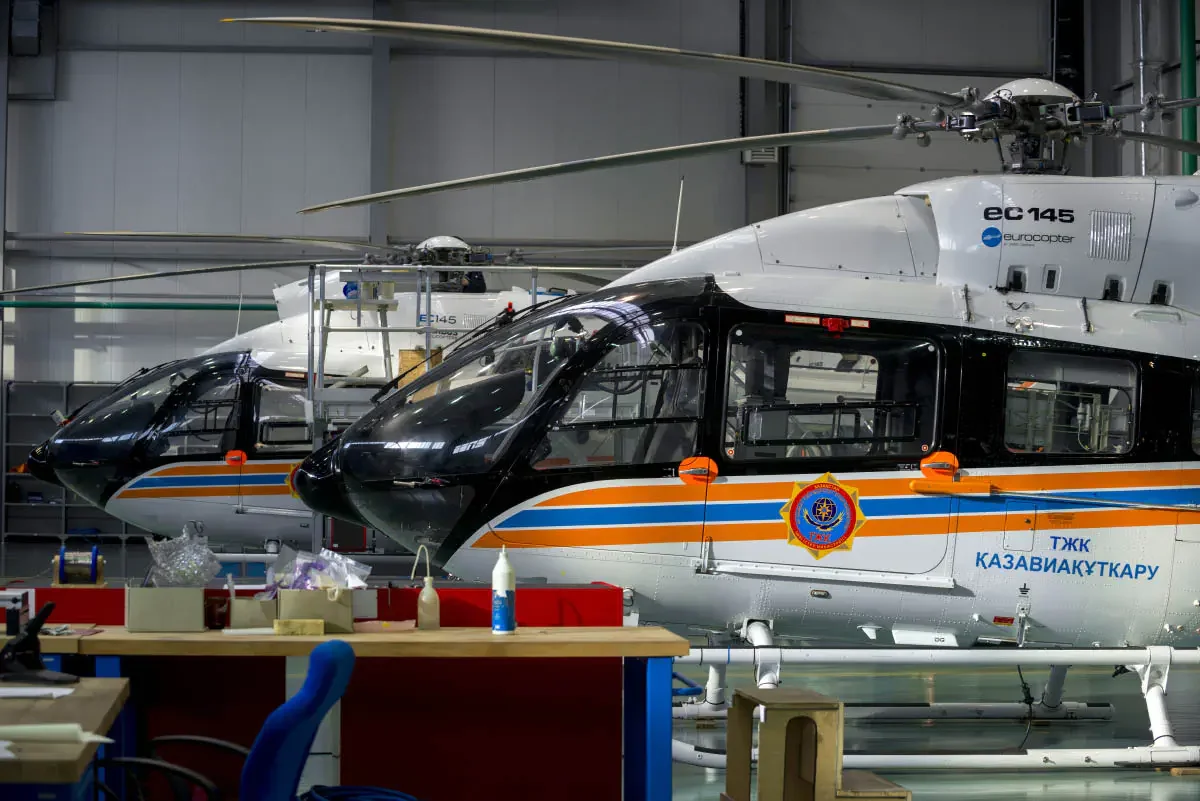 Eurocopter Kazakhstan Engineering (EKE) - plant for assembly, maintenance and training of flight personnel. Nur-Sultan, Kazakhstan