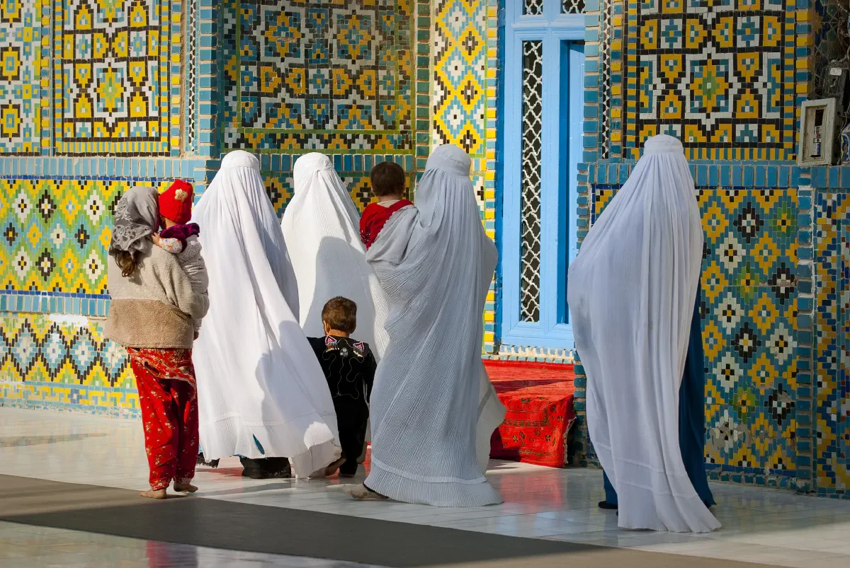 Mosque of Hazrat Ali. Mazar-i-Sharif, Afghanistan