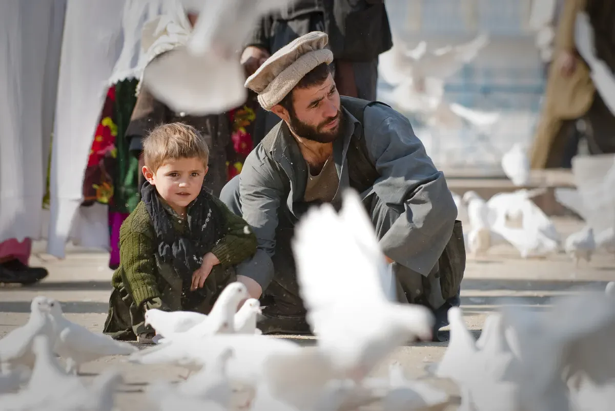 Mosque of Hazrat Ali. Mazar-i-Sharif, Afghanistan