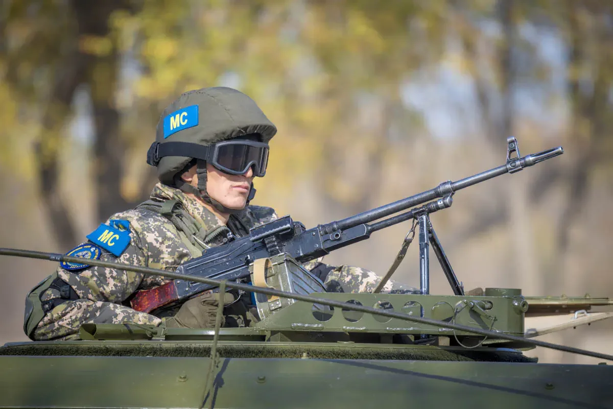 Indestructible brotherhood - 2017, joint Kazakh-Russian exercises of peacekeepers
