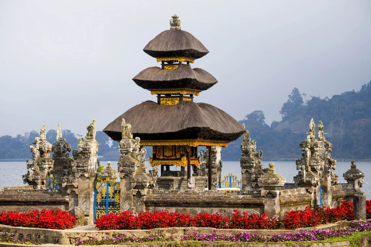 Pura Ulun Danu Beratan (The temple complex). Bali island, Indonesia