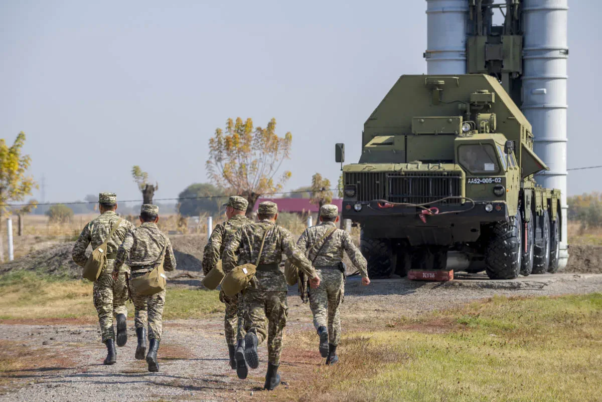 ЗРК С-300ПС (по классификации НАТО SA-10 Grumble) Сил воздушной обороны Казахстана