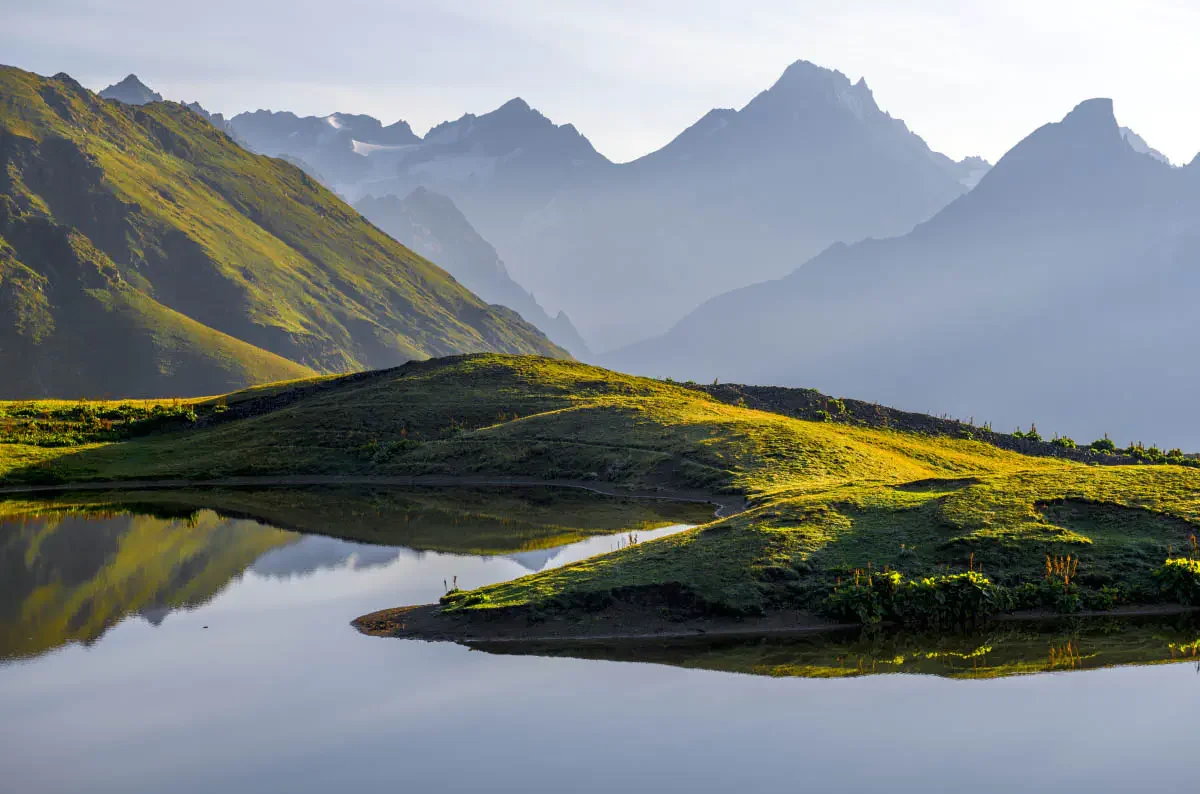 Koruldi Lakes. Svaneti, Georgia