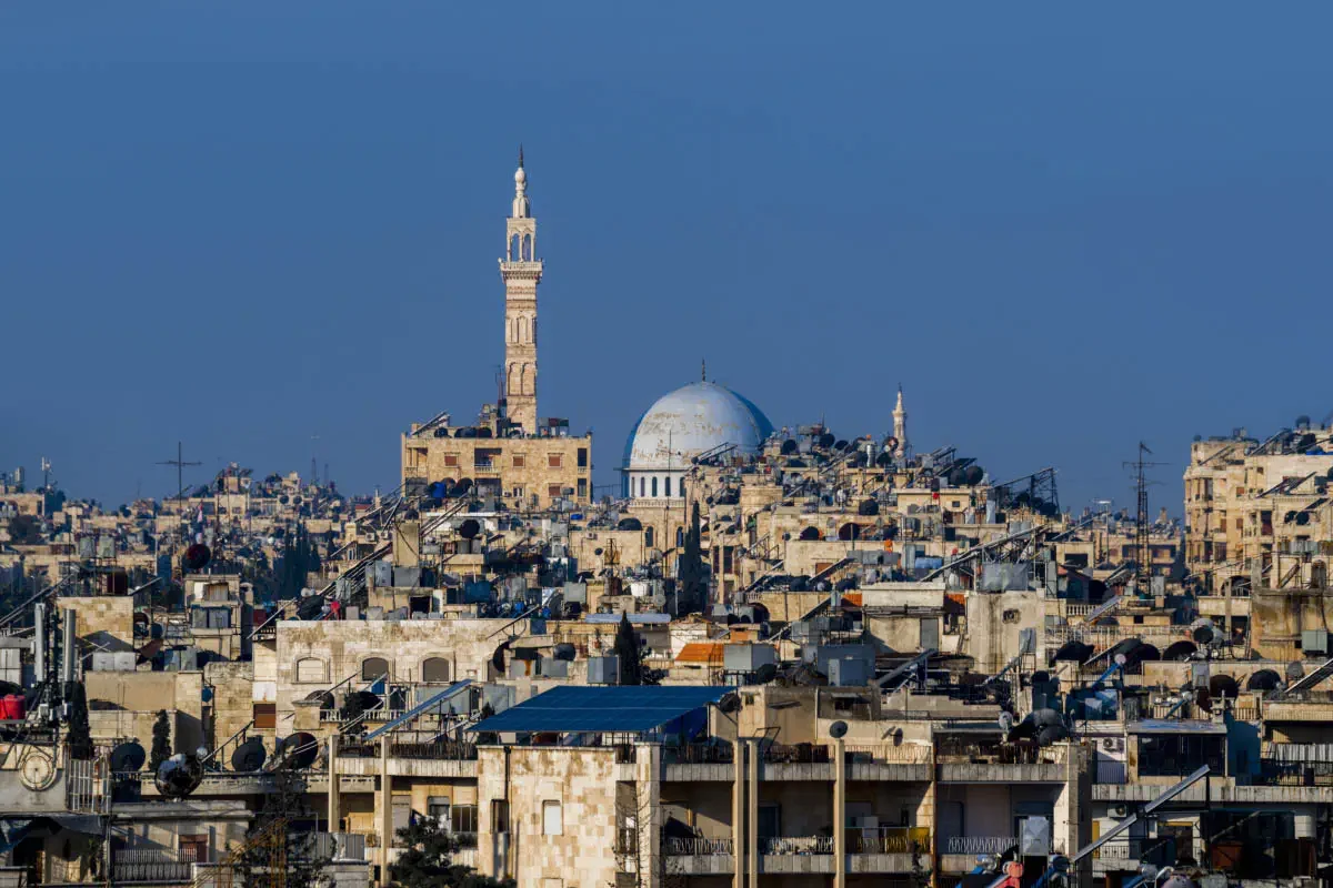 After the earthquake (February 2023). Aleppo, Syria