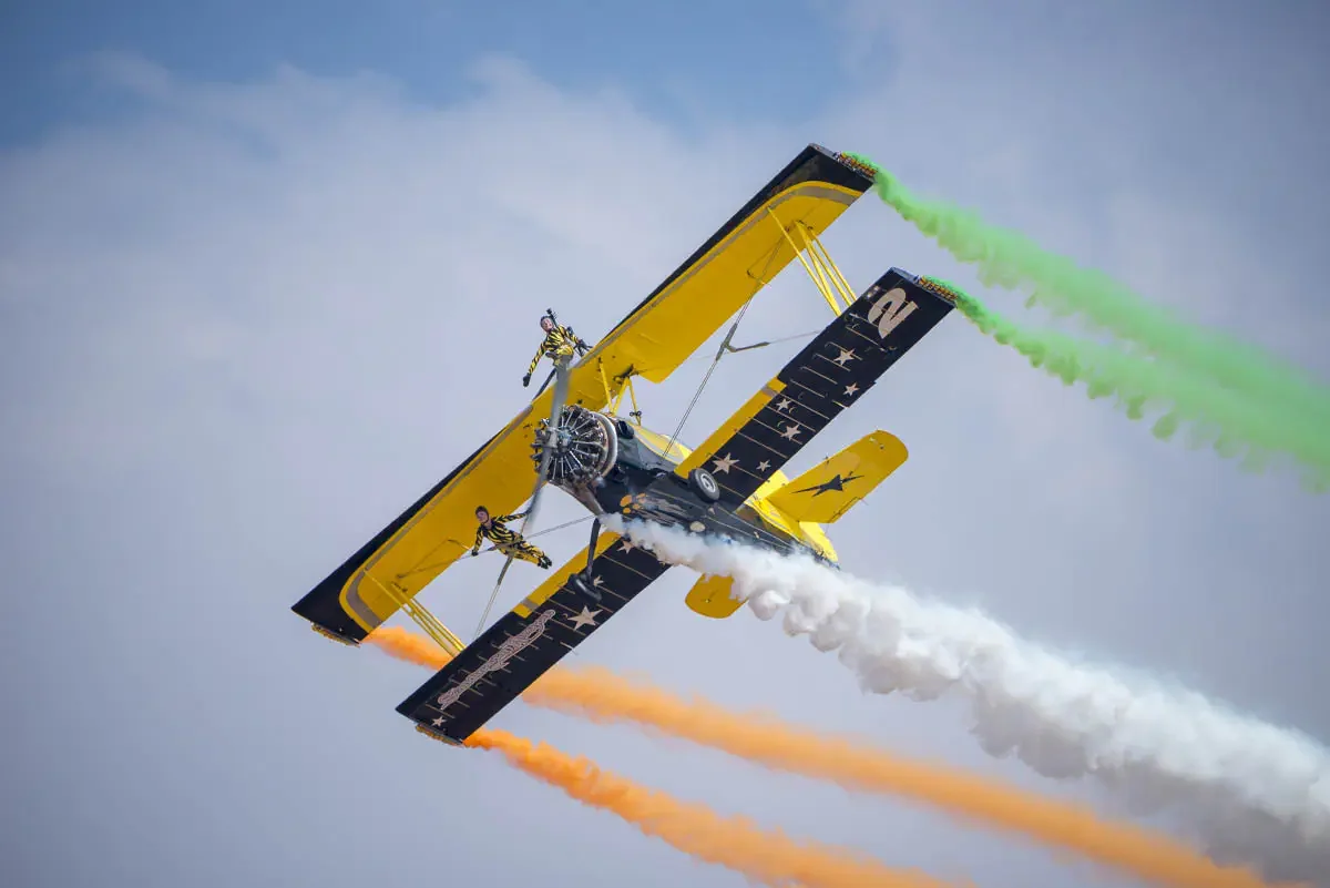 International Aviation show Aero India-2017. Yelahanka air force station, Bengaluru, India
