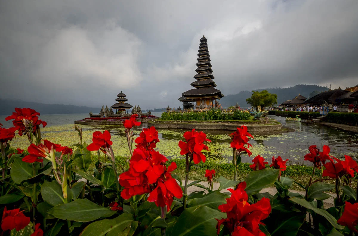 Pura Ulun Danu Beratan (The temple complex). Bali island, Indonesia