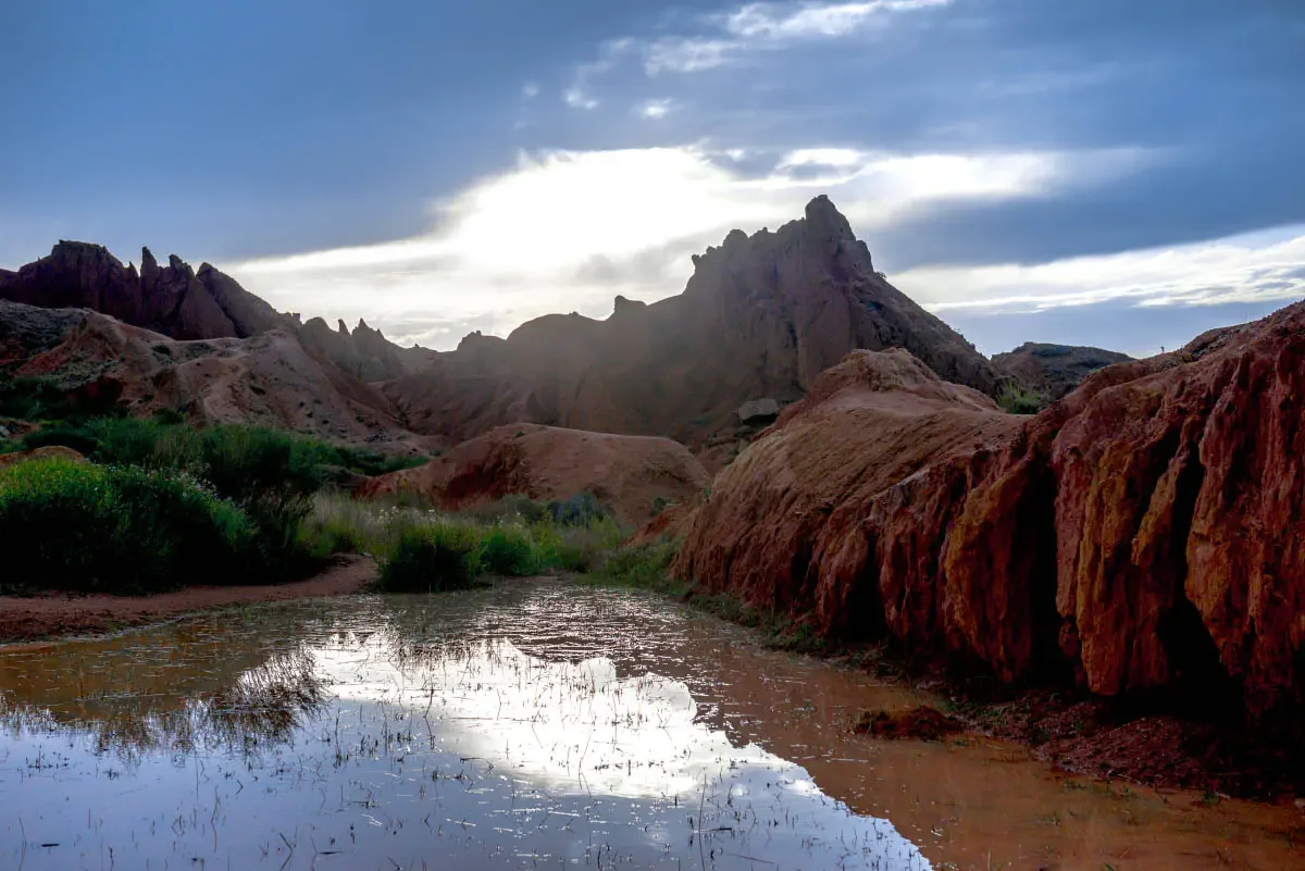 Fairy Tale сanyon. Issyk-Кul region, Kyrgyzstan