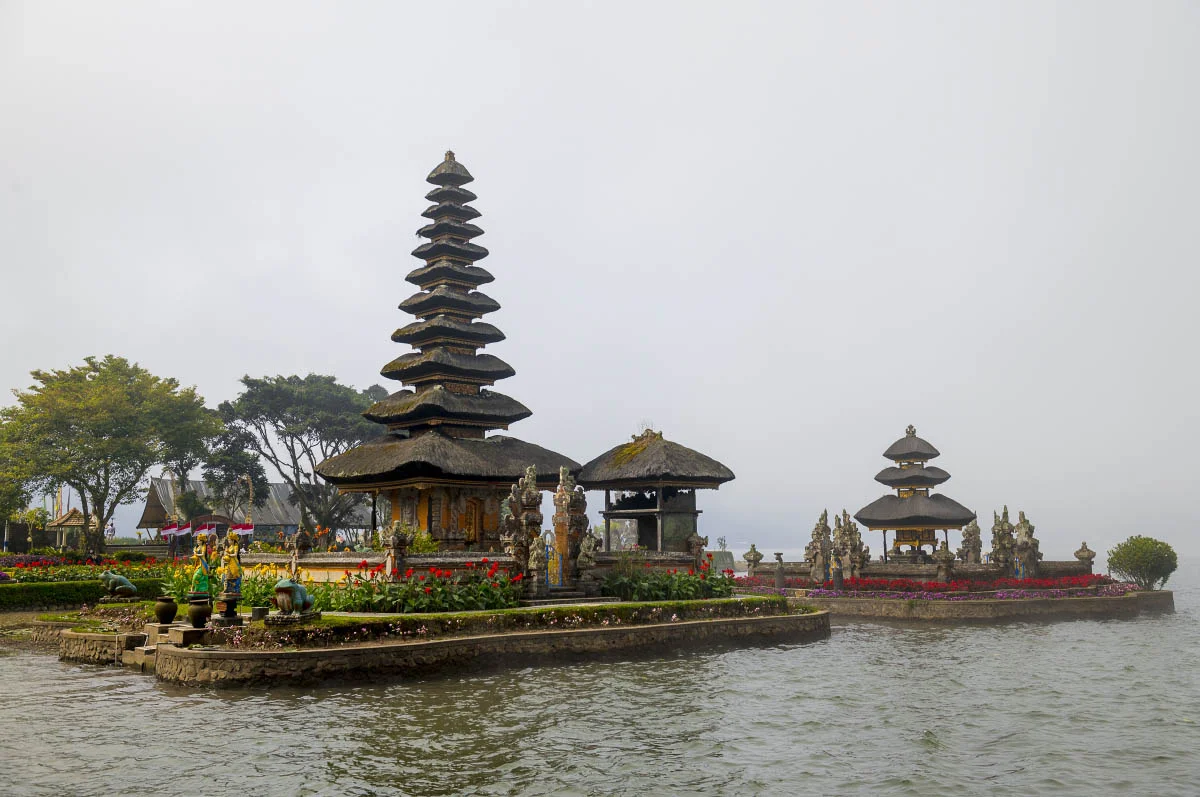Pura Ulun Danu Beratan (The temple complex). Bali island, Indonesia