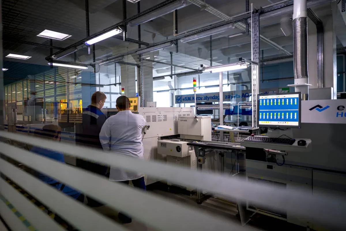 Plant named after S.M. Kirov manufactures communications systems for the armed forces. Petropavlovsk, Kazakhstan