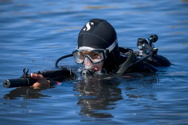 Training of Kazakhstan combat swimmers Search - 2018