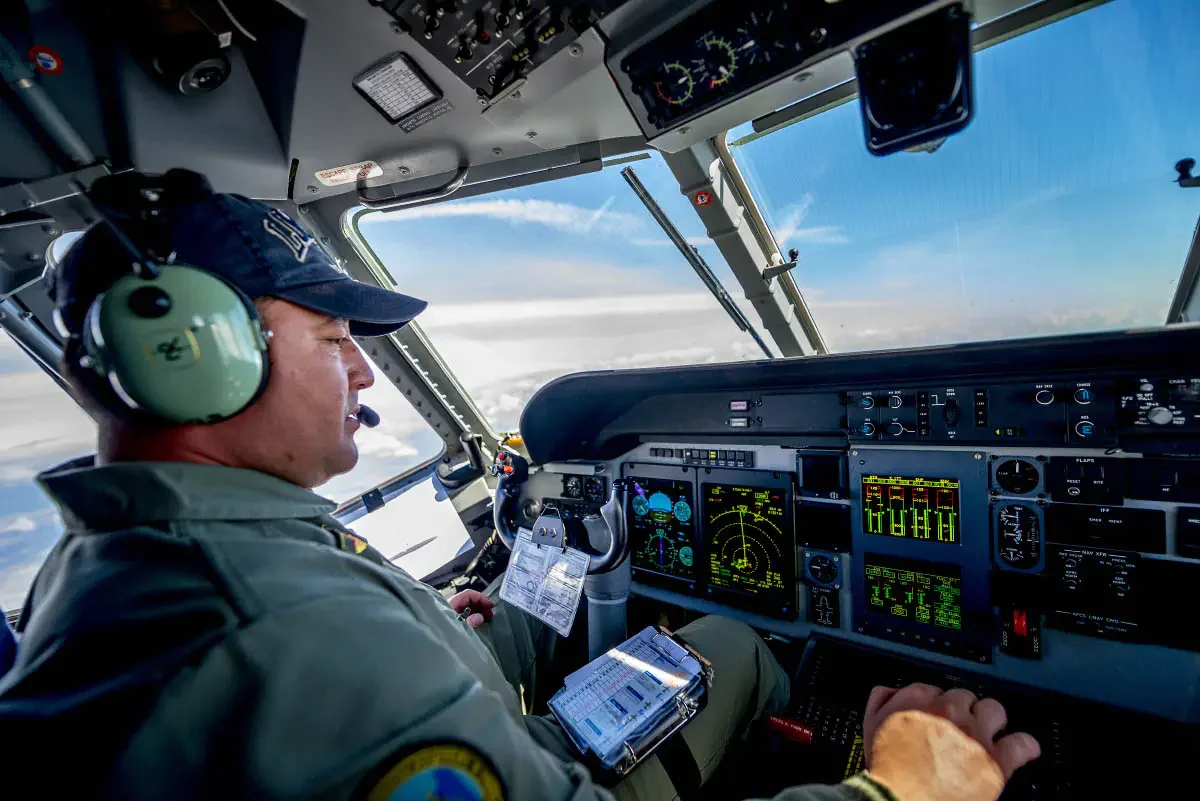 CASA C-295 ВВС Казахстана (в полёте)