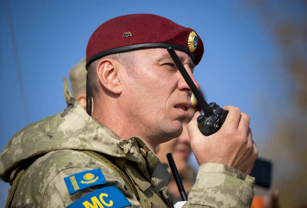 Indestructible brotherhood - 2017, joint Kazakh-Russian exercises of peacekeepers