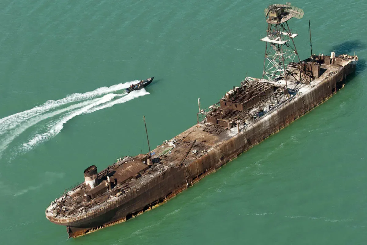 Units of the Kazakh Coast Guard control the water border of Kazakhstan on the Caspian Sea