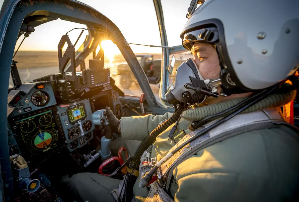 Су-25УБМ ВВС Казахстана
